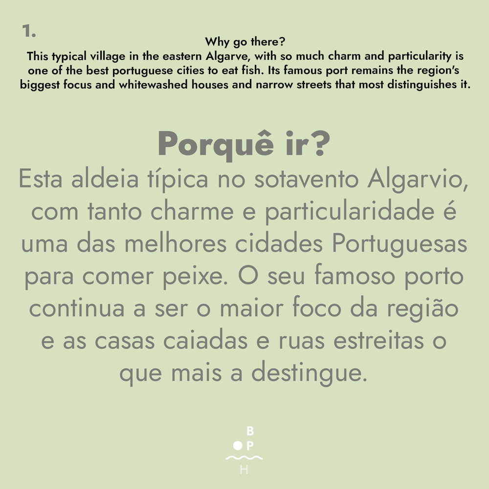 Mini Guide Olhão Algarve Portugal Why go there