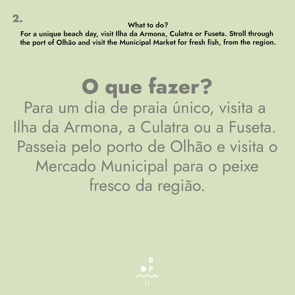 Mini Guide Olhão Algarve Portugal What to do