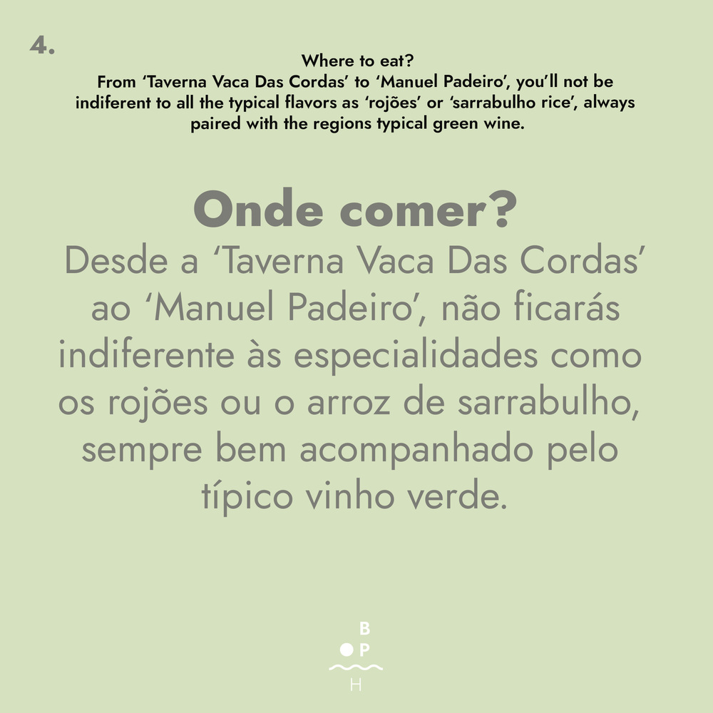 Mini Guide Ponte de Lima Portugal where to eat